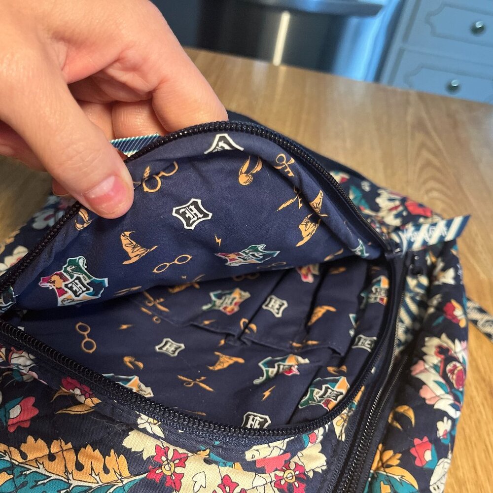 Vera Bradley Home to Hogwarts Harry Potter Sling Backpack - Picture 4 of 8